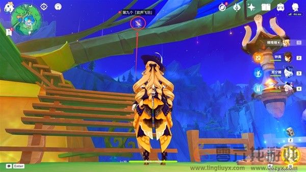 原神赐福森林欢声飞羽全位置攻略(图20) 原神赐福森林欢声飞羽全位置攻略(图20)