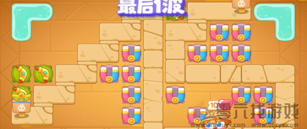 保卫萝卜4法老归来第74关通关攻略(图4)