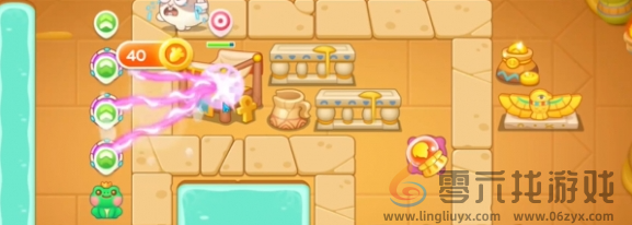 保卫萝卜4法老归来115关通关攻略(图3)