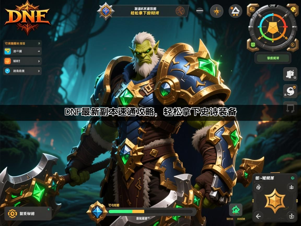 DNF最新副本速通攻略，轻松拿下史诗装备(图1)