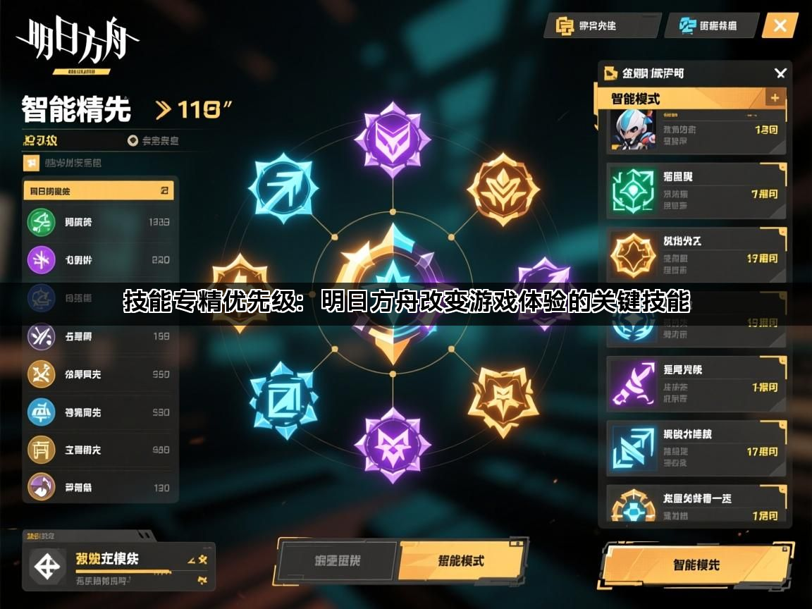 技能专精优先级：明日方舟改变游戏体验的关键技能(图1)