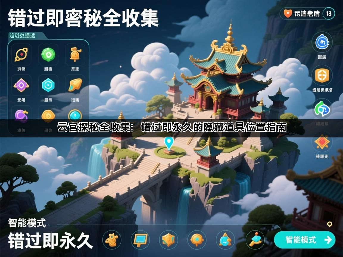 云宫探秘全收集：错过即永久的隐藏道具位置指南(图1)