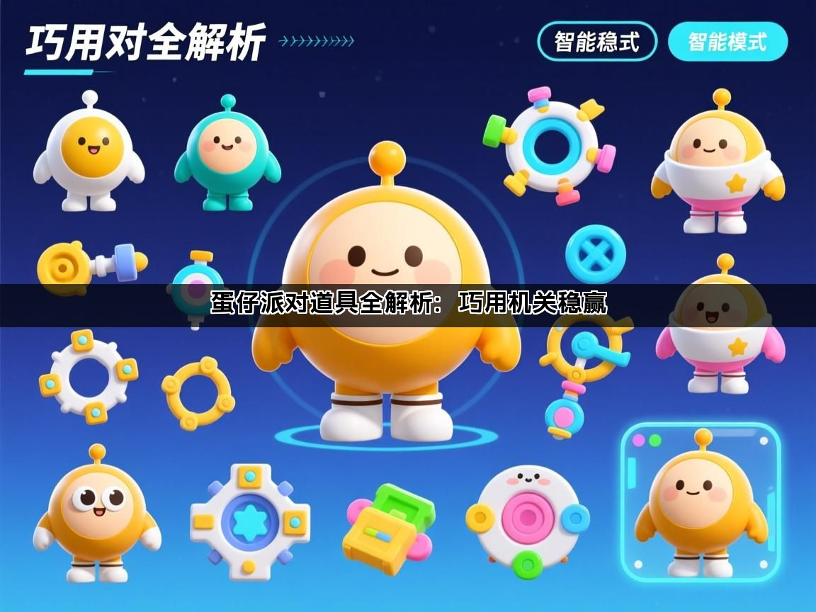 蛋仔派对道具全解析：巧用机关稳赢(图1)