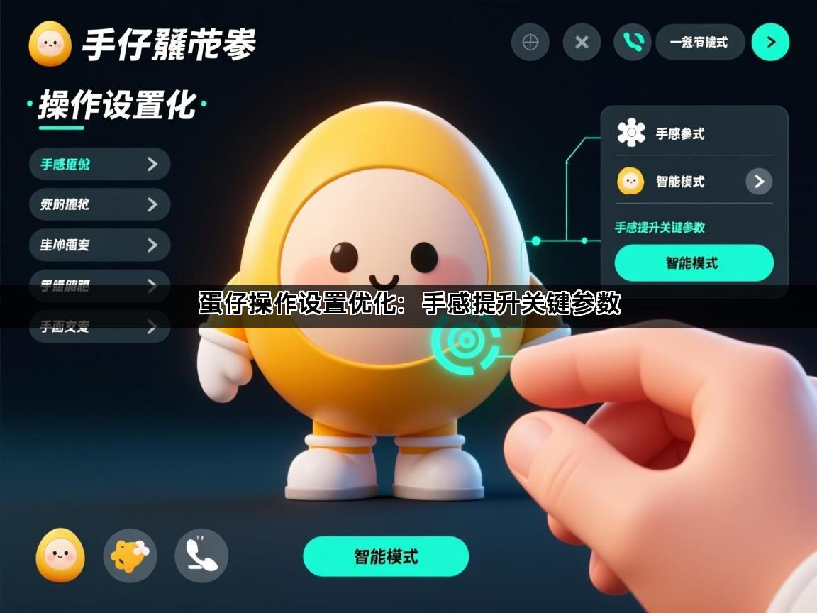 蛋仔操作设置优化：手感提升关键参数(图1)