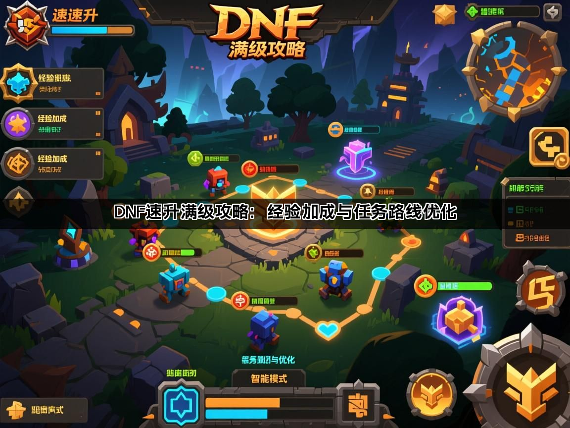 DNF速升满级攻略：经验加成与任务路线优化(图1)
